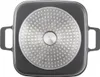 The underside of a square baking pan with a textured bottom. Anteprima dell’immagine prodotto