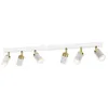 Lampa sufitowa Reno biały mat-złoty połysk 6xGU10x15W metal Podgląd zdjęcia produktu 5