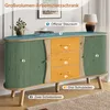 Buffet Merax avec portes coulissantes et tiroirs, commode à Voir les images du produit 19