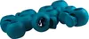 Kordelstopper rund 15x19mm, Durchzug 4x5,5mm, petrol Produktbild-Vorschau