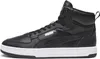 A black Puma high-top sneaker with a white sole is shown against a white background. Podgląd zdjęcia produktu