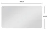 60x100 cm Badezimmer Spiegel Wandspiegel – Schminktisch Produktbild-Vorschau 2