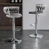 FCH Set da 2 sgabelli da bar, sgabello girevole a 360°, Anteprima dell’immagine prodotto 3