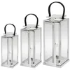 SEVICO Laterne Gartenlaterne Metall XXL 3tlg. Windlicht Produktbild-Vorschau 1
