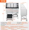 VEVOR Professional Dog Grooming Tub 1574.8mm z nerezové Náhled obrázku produktu 7