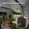 270° Tenda Khaki per auto con tendalino 250x200cm per il Anteprima dell’immagine prodotto 5