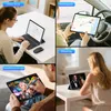 A collage of four images showing a tablet being used for different purposes: online learning, navigation, digital art, and streaming. Produktbild-Vorschau