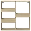 vidaXL Nástenná skriňa Sonoma dub 80x15x80 cm materiál na Náhľad obrázku produktu 4