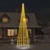 vidaXL LED vianočný stromček pre stožiar Teplá biela 1134 Náhľad obrázku produktu 2