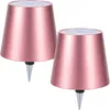 2er-Set Edle Akku Flaschenlampe rosegold: Dimmbar - 3 Produktbild-Vorschau 6