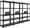 Mega Deal | 3x All Black Series Schwerlastregal Ragnar | Produktbild-Vorschau 1