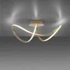 Plafonnier LED laiton mat, intensité lumineuse variable, L Voir les images du produit 6