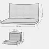 Palettenkissen Loungekissen Set 3-teilig, Outdoor Produktbild-Vorschau 8