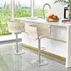 Lot de 1 tabouret de bar en velours, pivotant à 360°, Voir les images du produit 7