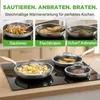 NutriChef roestvrijstalen pannenset, 7-delig – koekenpannen Productafbeelding-voorbeeld 8
