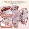 Puppenwagen mit Tasche und Klappdach – Kinderwagen für Produktbild-Vorschau 7