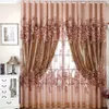 1Pc Flower Jacquard Tuell Fenster Vorhang drapieren Produktbild-Vorschau 2