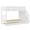 LVHOM Lit superposé 90x200cm avec lit gigogne 90x190cm, lit Voir les images du produit 6