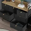 Komoda Vicco Belaro Czarny 98 x 85 cm z 7 szufladami, Model Podgląd zdjęcia produktu 4