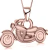 Motorrad Kette 40cm Halskette mit Anhänger echt 925 Produktbild-Vorschau 1