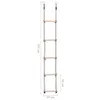 vidaXL 5-Stufen-Leiter 210 cm Kiefer Massivholz Produktbild-Vorschau 4