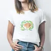 Mr. & Mrs. Panda Größe S T-Shirt Hund Blumen - Weiß - Produktbild-Vorschau 3