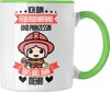Trendation - Lustige Feuerwehrfrau Tasse Geschenk für Produktbild-Vorschau 1