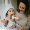 BabyOno Bambus mit Kapuze 100 × 100 cm, blau Produktbild-Vorschau 3