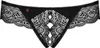 Obsessive - String ouvert à l'entrejambe Miamor - Noir Voir les images du produit 5