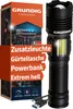 Taschenlampe LED aufladbar Extrem hell Ion Technologie mit Produktbild-Vorschau 2