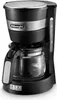 A black and silver DeLonghi coffee maker. Anteprima dell’immagine prodotto