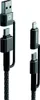 Swissten - Cabo Polyamid USB-C 4v1 1,5 m (antracit) Produktbild-Vorschau 7