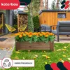 KOTARBAU® Blumenkasten 79x39x30cm Pflanzkasten mit Vlies Produktbild-Vorschau 2