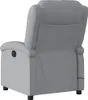 masážne kreslo vidaXL Light Grey Fabric Náhľad obrázku produktu 5