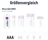1x4 Ansmann lítiová nabíjateľná batéria Micro AAA 400mAh + Náhľad obrázku produktu 10