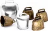 INF Cloches en bronze antique - Lot de 10, 35x35x24mm Voir les images du produit 2