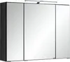 Bologna 3D-Spiegelschrank, graphitgrau, LED-Aufbauleuchte Produktbild-Vorschau 6