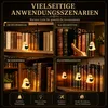 Geisterlampe LED Halloween, 3er Set Metall Dekolampen, Produktbild-Vorschau 7