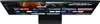 A top-down view of a smart monitor displaying a streaming interface with various app icons and a promotional banner. Produktbild-Vorschau