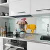 Küchenrückwand Spritzschutz Glas mit Motiv Hund mit Produktbild-Vorschau 2