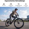 26 Zoll E-Bike EBIKE Cityräder Elektrofahrrad Akku 100km Produktbild-Vorschau 7