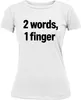 2 Wörter 1 Finger frech sarkastisch Geschenk Geburtstag Produktbild-Vorschau 2