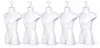 5 torses de jeune fille de 60 cm, blancs – Torses de femme Voir les images du produit 1