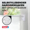 tesa Powerstrips Vario-gordijnhaakjes - 1 set van 4 stuks - Productafbeelding-voorbeeld 2