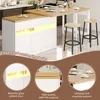 Uittrekbare bartafel met lederen bekleding, draaibare Productafbeelding-voorbeeld 7