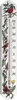 A thermometer decorated with floral and insect illustrations. Produktbild-Vorschau