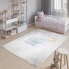 A child's bedroom with a rug, bed, and shelving. Náhled obrázku produktu