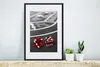 MuchoWow® MuchoWow® Gerahmtes Poster Ein Schwarz-Weiß-Foto Produktbild-Vorschau 4
