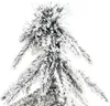 vidaXL Sapin de Noël artificiel avec support Blanc 86 x 86 Voir les images du produit 2