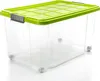 BigDean 4 Stück 60 L Aufbewahrungsbox mit Deckel groß Produktbild-Vorschau 2